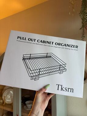 Pull Out Cabinet Organizer - Silver Wire Slide Shelf Install
